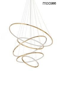 LUSTRA RING SLIM L AURIE, CONFECTIONATA DIN OTEL SI ACRIL, STIL MODERN - Img 2