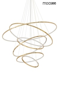 LUSTRA RING SLIM XL AURIE, CONFECTIONATA DIN OTEL SI ACRIL, STIL MODERN - Img 2
