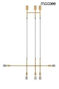 LUSTRA RIVA 5 GOLD, CONFECTIONATA DIN OTEL, STIL MODERN - Img 3