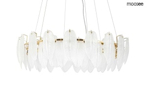 LUSTRA ROCH 100 GOLD, CONFECTIONATA DIN STICLA SI METAL, STIL MODERN