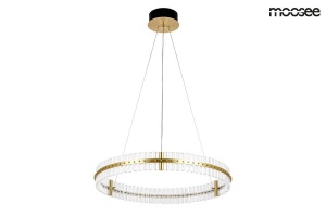 LUSTRA SATURNUS, AURIE, DIN OTEL SI CRISTAL, STIL MODERN, B2