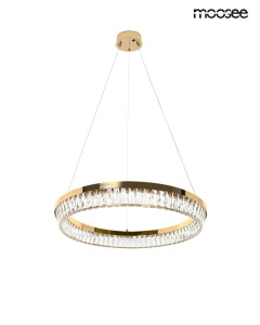 LUSTRA SAVOY 60 GOLD, CONFECTIONATA DIN METAL SI CRISTALE, STIL MODERN