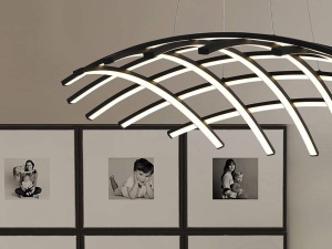 LUSTRA TRAMA 797016, DIN METAL, ALUMINIU SI ACRILIC, STIL MODERN, SCHULLER - Img 3
