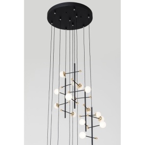 LUSTRA TRAPEZ 280, CONFECTIONATA DIN METAL, STIL MODERN - Img 2