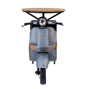MASA BAR, SCOOTER 115CM, LEMN SI METAL, COD 43596, MODEL DEOSEBIT - Img 4