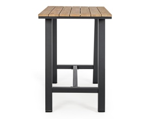 MASA DE GRADINA SKIPPER, NATURAL/ANTRACIT, CONFECTIONATA DIN ALUMINIU SI LMN NATURAL, STIL MODERN - Img 4