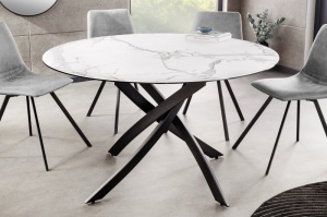 MASA DE SUFRAGERIE, ALPINE 120CM, ALBA, CERAMICA, ROTUNDA, COD 44230