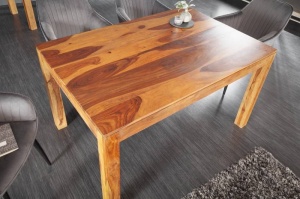 MASA DE SUFRAGERIE, LAGOS 140CM, LEMN MASIV SHEESHAM, COD 43752, DESIGN RETRO - Img 3