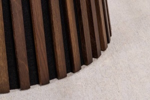 MASA DE SUFRAGERIE ROTUNDA, 120CM, STEJAR INCHIS, MDF SI FURNIR, ARTIM GROUP SELECTION - Img 6