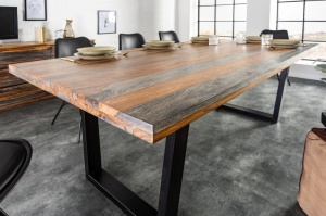 MASA DINING, 200 CM, FIRE&EARTH, COD 39748, STIL VINTAGE