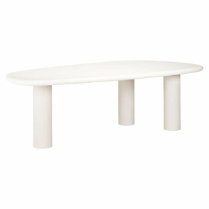 MASA DINING BLOOMSTONE, 235 CM, ALBA, DIN MDF SI ECO PLASTER, RICHMOND INTERIORS