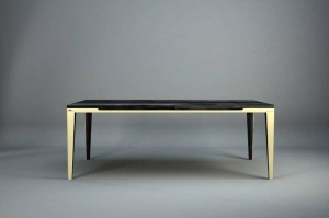 MASA DINING DYLE ESSENCE 001 200x100, DIN METAL SI LEMN MASIV, STIL MODERN B2