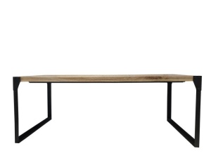 MASA DINING, FACTORY 160CM, COD 40545, DIN LEMN MANGO, DESIGN RETRO - Img 5