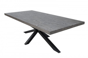 MASA DINING, GALAXY, 240CM, DIN LEMN MASIV PIN, COD 40660, STIL INDUSTRIAL - Img 2