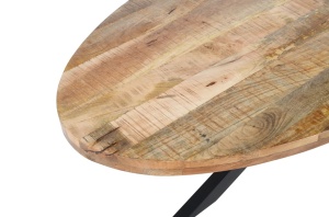 MASA DINING OVALA, GALAXIE 240CM, DIN LEMN DE MANGO SI PICIOARE DIN METAL, ARTIM GROUP SELECTION - Img 3