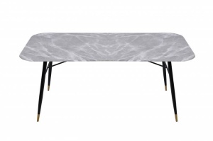 MASA DINING, PARIS 180CM GRI, COD 40847, IMITA MARMURA, ASPECT INDUSTRIAL - Img 2