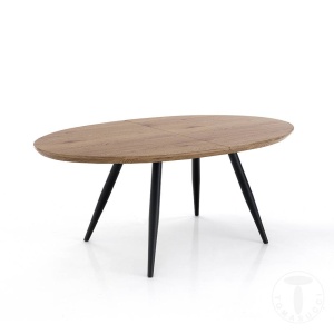 MASA ELEGANTA EXTENSIBILA 160/200CM, OLIVIA, COD 3744, STIL MODERN, REALIZATA DIN METAL SI MDF