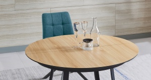MASA EXTENSIBILA 118/148CM, DAFNE, DIN METAL SI MDF, ARTIM GROUP SELECTION - Img 5