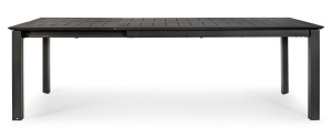 MASA EXTENSIBILA DE GRADINA KONNOR NEAGRA, CONFECTIONATA DIN ALUMINIU, STIL MODERN - Img 4