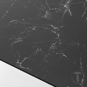MASA EXTENSIBILA DIN CERAMICA 160/240CM, GIUKI, COD 3872, STIL MODERN, REALIZATA DIN METAL SI CERAMICA - Img 4