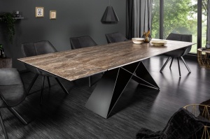 MASA EXTENSIBILA DINING, 180/220/260CM, CERAMICA, STICLA SI METAL, ARTIM GROUP SELECTION - Img 2