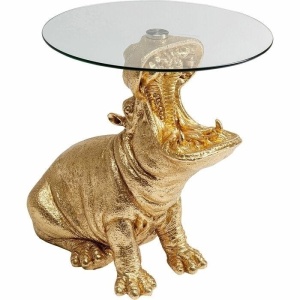 MASA HIPPO 48 CM, CONFECTIONATA DIN RASINA SI STICLA, STIL MODERN