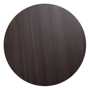 MASA MARO INCHIS DIN LEMN CU BAZA DIN OTEL DSR FI 60 BLACK STIL MODERN B2 - Img 2