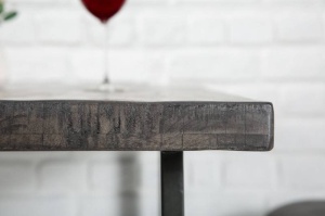 MASA PENTRU BAR 120CM, IRON CRAFT MANGO, COD 38667, DESIGN VINTAGE INDUSTRIAL - Img 6