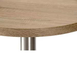 MASA PENTRU CAFENEA, 68 CM, STEJAR SONOMA/CROM, DIN PAL LAMINAT SI OTEL, ARTIM GROUP SELECTION - Img 2