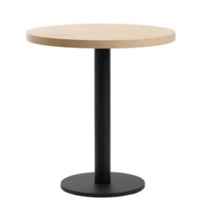 MASA PENTRU CAFENEA, 68 CM, STEJAR SONOMA/NEGRU, DIN PAL LAMINAT SI OTEL, ARTIM GROUP SELECTION