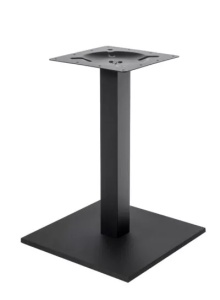 MASA PENTRU CAFENEA, 90x90 CM, STEJAR SONOMA/NEGRU, DIN PAL LAMINAT SI OTEL, ARTIM GROUP SELECTION - Img 2