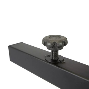 MASA PENTRU CATERING/CONFERINTE 120X90 CM, STEJAR SONOMA/NEGRU, DIN PAL LAMINAT SI OTEL, ARTIM GROUP SELECTION - Img 6