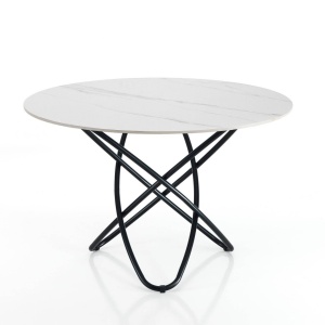 MASA SUFRAGERIE 110CM, HULA HOOP, COD 5752, STIL MODERN, REALIZAT DIN METAL SI CERAMICA