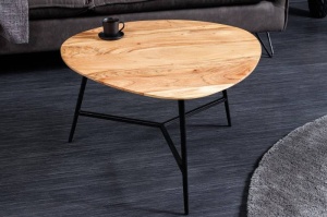 MASUTA DE CAFEA, BEAUTY BY NATURE, LEMN DE SALCAM SI CADRUL DIN METAL, ARTIM GROUP COLLECTION