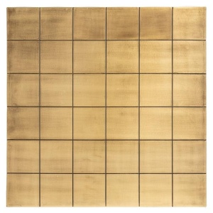 MASUTA DE CAFEA COLLADA, 90X90 CM, AURIU MAT, DIN MDF SI METAL, RICHMOND INTERIORS - Img 3