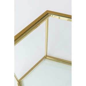 MASUTA DE CAFEA COMB GOLD 55, CONFECTIONATA DIN OTEL INOXIDABIL SI STICLA SECURIZATA, STIL MODERN - Img 3