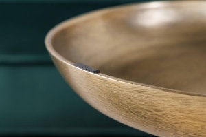 MASUTA DE CAFEA, ELEMENTS 40CM, DIN METAL SI MARMURA, VERDE - Img 4