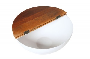 MASUTA DE CAFEA JAKARTA 39180 DIN LEMN RECICLAT STIL SHABBY CHIC - Img 5