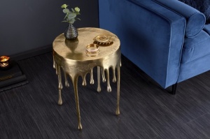 MASUTA DE CAFEA, LIQUID LINE 51CM, COD 39882 GOLD, STIL MODERN