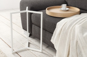 MASUTA DE CAFEA, MODUL, COD 36717, ALB/STEJAR, DESIGN MODERN - Img 3