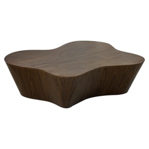 MASUTA DE CAFEA QUINTINO, 214193, CONFECTIONATA DIN FURNIR, MDF SI RASINA, MARO NUC, STIL MODERN