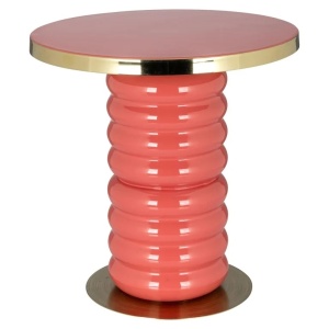 MASUTA DE CAFEA SHIRIN PINK 40Ø, 825271, CONFECTIONATA DIN METAL, STIL MODERN