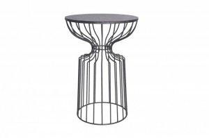 MASUTA DE CAFEA, VARIATION 50CM, METAL SI STICLA SECURIZATA, COD 43508, DESIGN MODERN