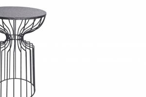 MASUTA DE CAFEA, VARIATION 50CM, METAL SI STICLA SECURIZATA, COD 43508, DESIGN MODERN - Img 2