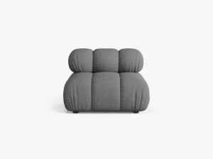 MODUL CANAPEA BELLIS, GRI, CU TAPITERIE DIN TEXTIL STRUCTURAT LIBERTY, MICADONI