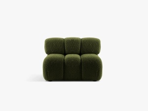 MODUL CANPEA BELLIS, VERDE, CU TAPITERIE DIN TEXTIL BOUCLE ROLF, MICADONI