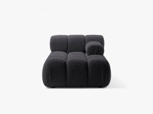 MODUL SEZLONG COLTAR BELLIS, PE DREAPTA, CU TAPITERIE DIN TEXTIL BOUCLE ROLF, MICADONI