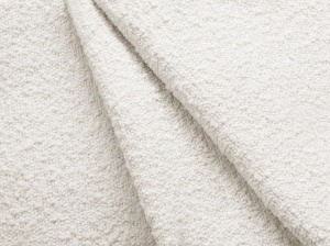 MODUL SEZLONG MILEY, PE STANGA, ALB, CU TAPITERIE DIN TEXTIL BOUCLE BALOO, MICADONI - Img 5