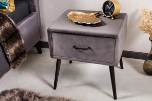 NOPTIERA 36CM, SIXTIES, DIN CATIFEA GRI INCHIS, STIL MODERN