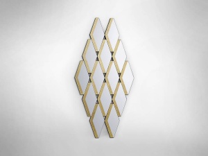 OGLINDA 120CM, ROMULO, COD 513979, MDF SI OGLINDA, STIL MODERN, SCHULLER - Img 3